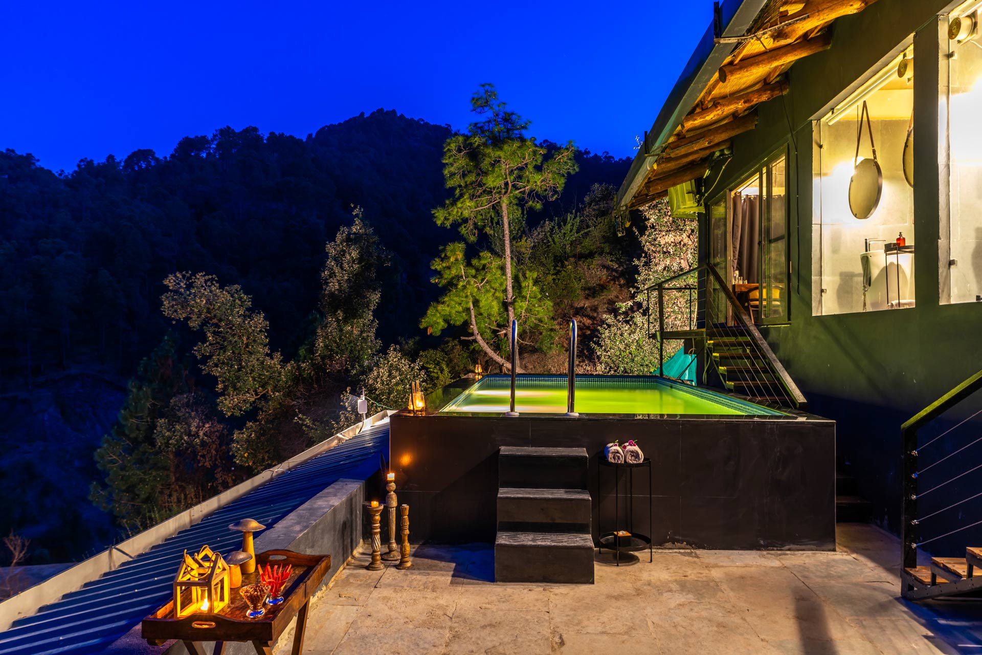 StayVista Nook at Leopard's Creek w/ Pool - Tap to explore photos