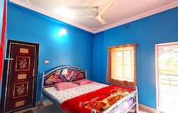 Double bed with Private Bathroom and small balcony