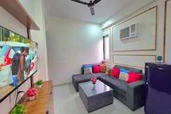 413AP I 47 - 1bhk, Luxury Apt, Couple, Family, Patient long homestay by Instay, Gurgaon