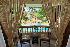 Macram Moss Chic Cozy 2BHK Boho Pool View apt, Goa