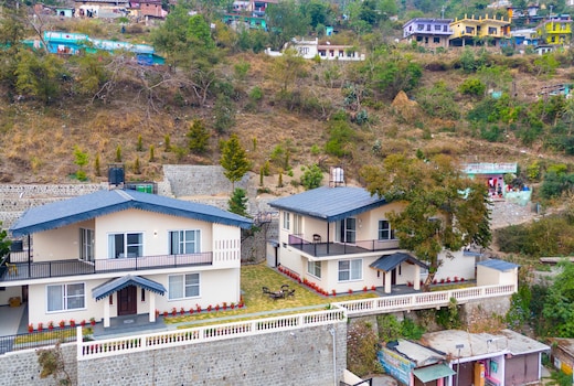 ELIVAAS Twin Chalets | 4 BHK Escape with Valley facing Lawn, Terrace