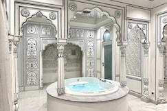 The Princess suite 2d w jacuzzi Lalluji Luxe, Jaipur