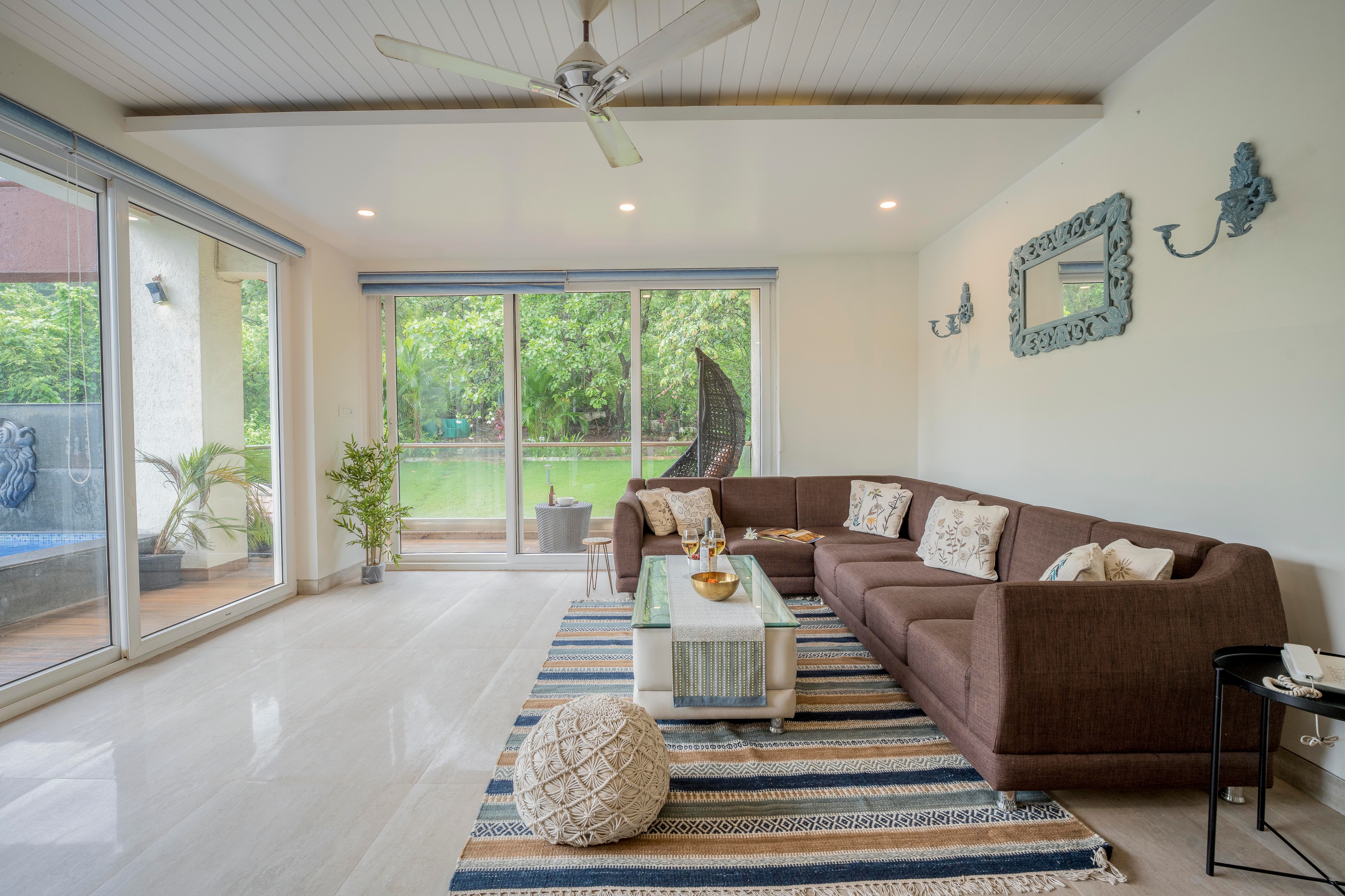 Modern 3BHK Duplex with Private Pool in Candolim | Hireavilla - Tap to explore photos