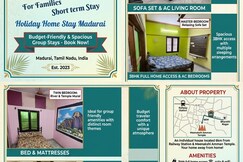 Holiday Home Madurai Bharathi Nagar - GF, Madurai