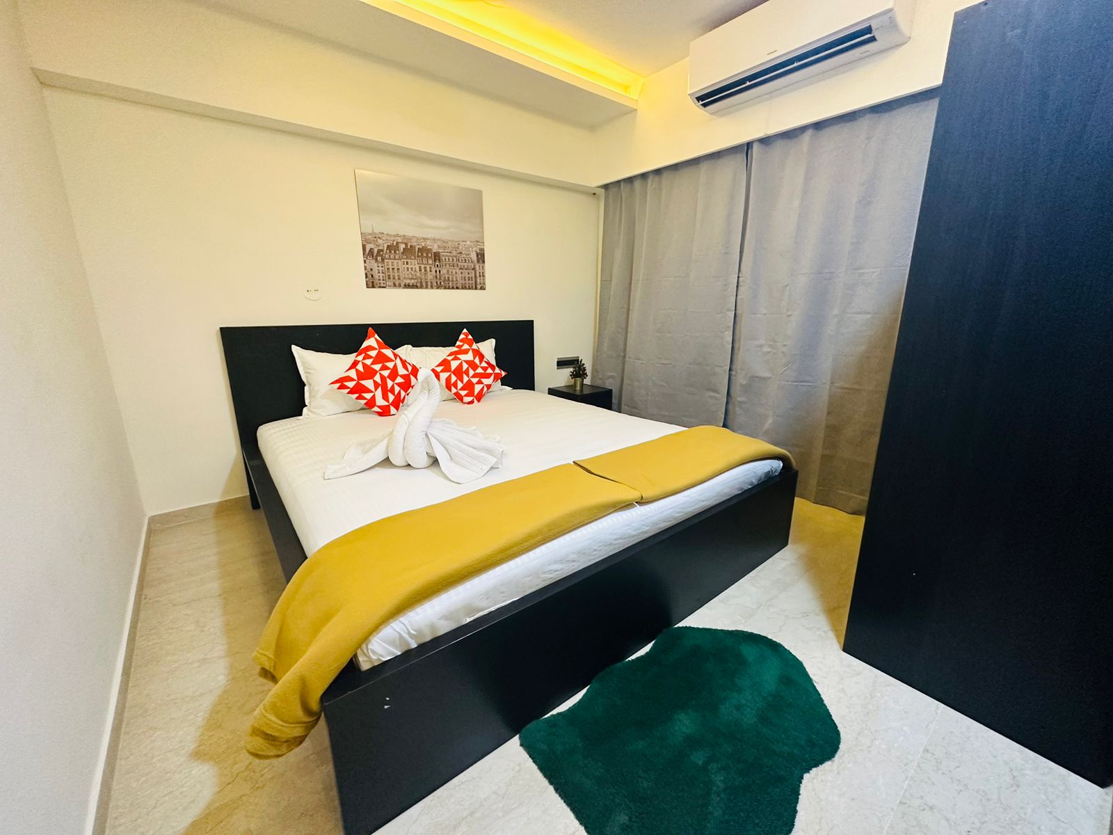 2Br Service apartment in BKC A - Tap to explore photos