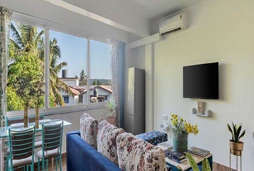 1 Bhk with historic view in candolim