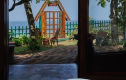 Main room offers luxury, while the second is cozy and slightly smaller, both with sea view.