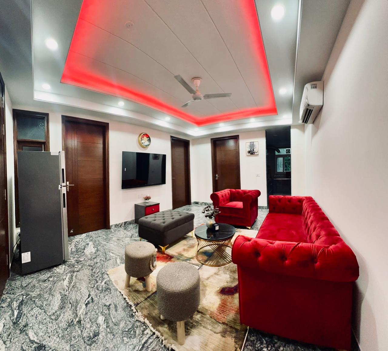 Modern Loft By S.O.Q.U | 3BHK | Opp Dhan Mill - Tap to explore photos
