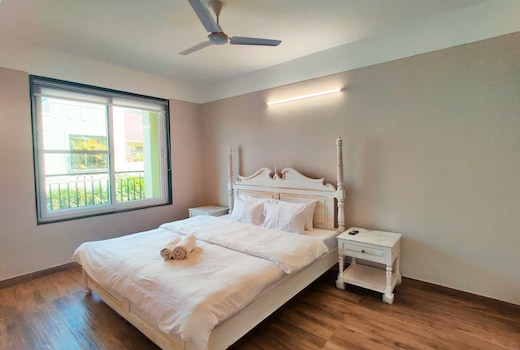 Elegant 3BHK Villa in Siolim with Shared Pool | Near Morjim Beach