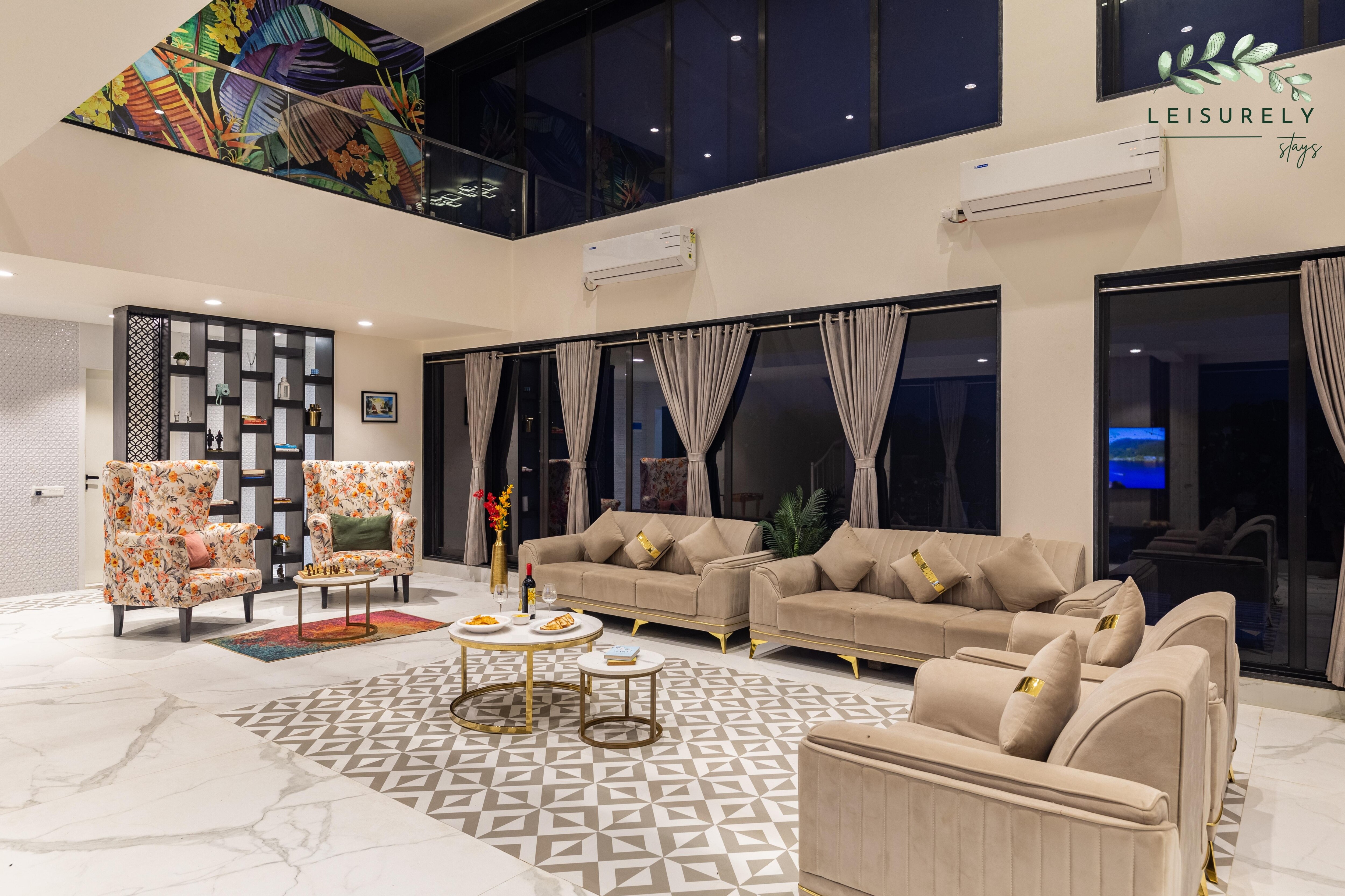 Stay Leisurely Lux Mare Karjat 6 BHK - Tap to explore photos