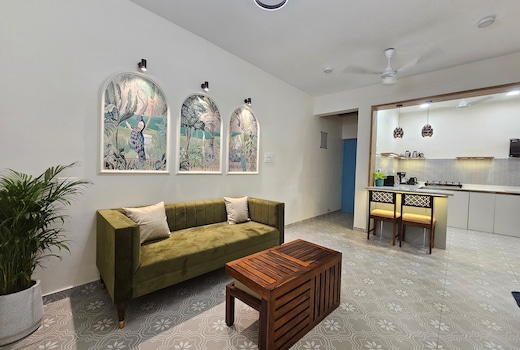 Candolim 1BHK Work Beach Long Stay Ready A104