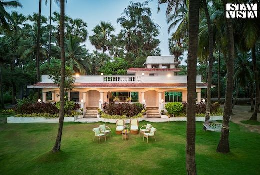 StayVista at Villa Bharat - 3BR w/ Lawn and Views