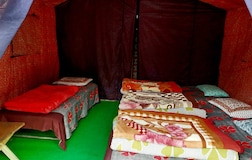 Swiss Tent With Attached Washroom