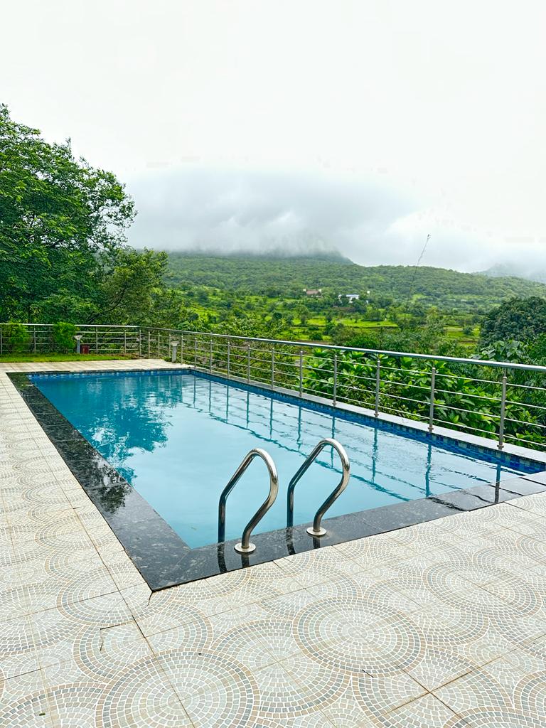 Waterfall AC Villa 4 BHK With Pool - Tap to explore photos