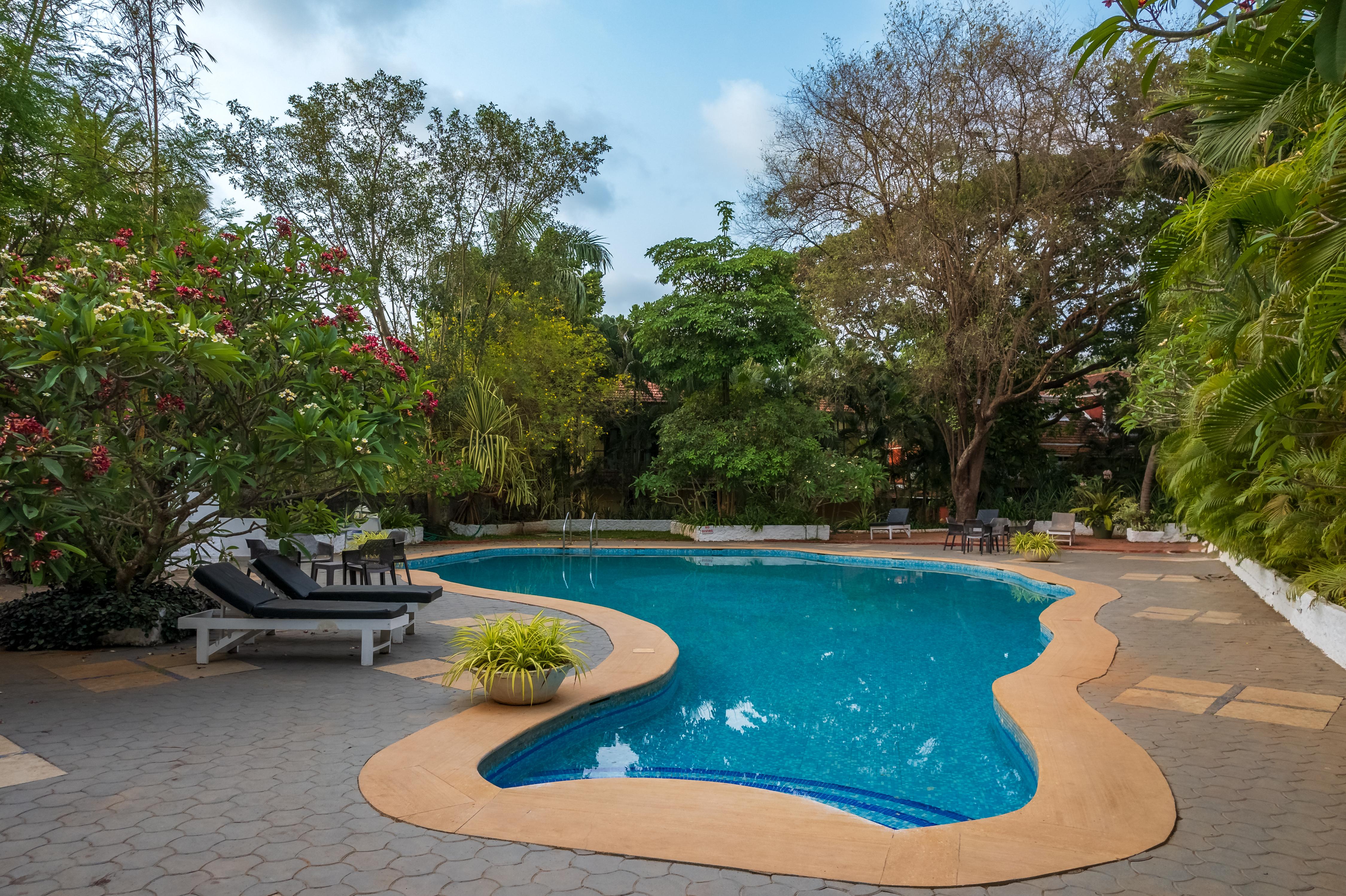Stylish 3BHK Villa | 5mins Beach Walk |Common Pool (B-40) - Tap to explore photos