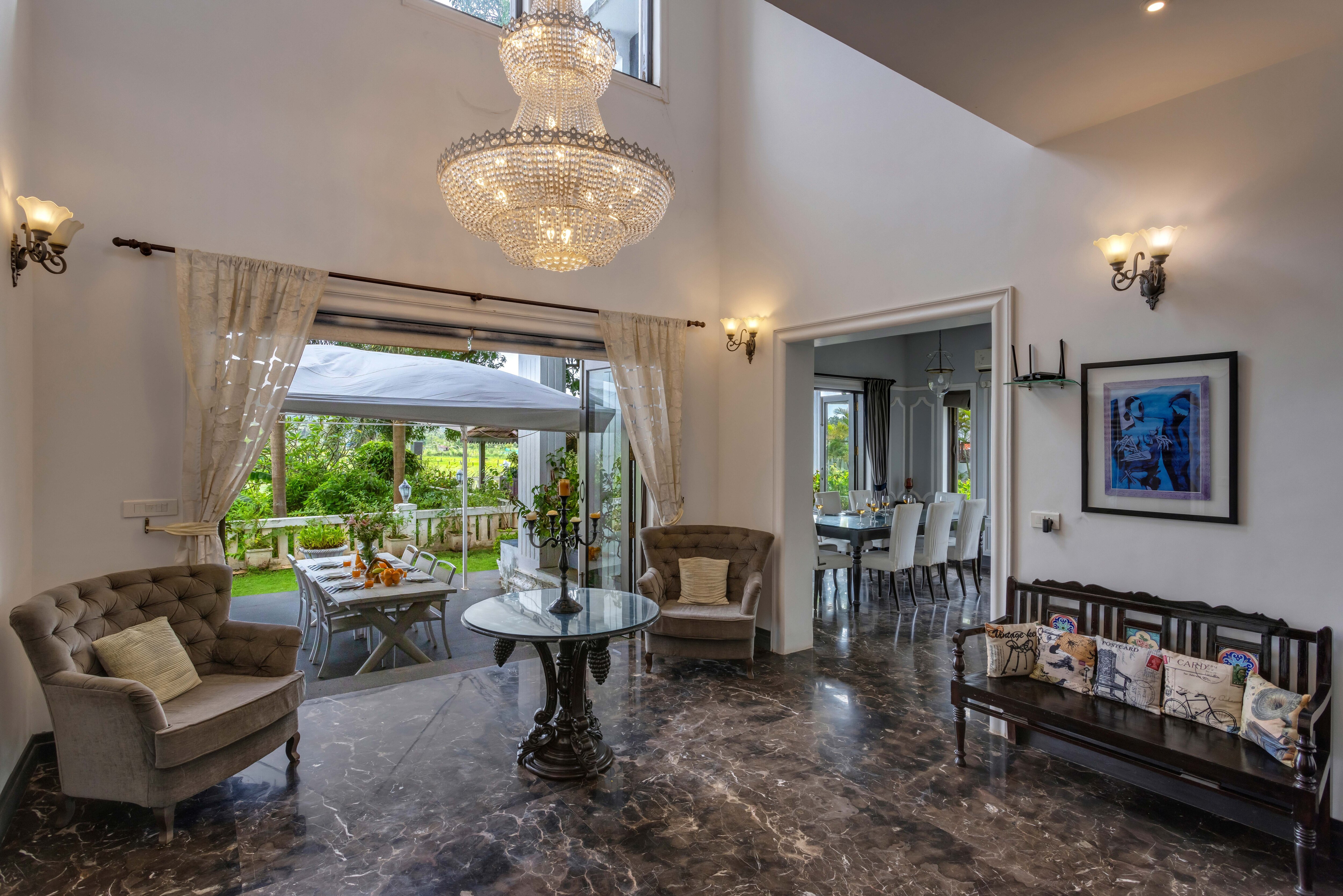 Hireavilla | Villa One - 5BHK Hidden Gem with Field View & Huge Pool - Tap to explore photos