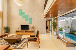 Spectacular Spaces|4BHK PVT Pool Villa with Lift Anjuna - Vagator |Alocassia 1, Goa
