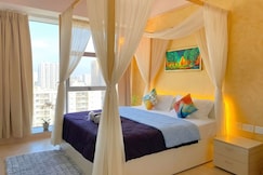 1Bhk Suite with balcony and pool view, Noida