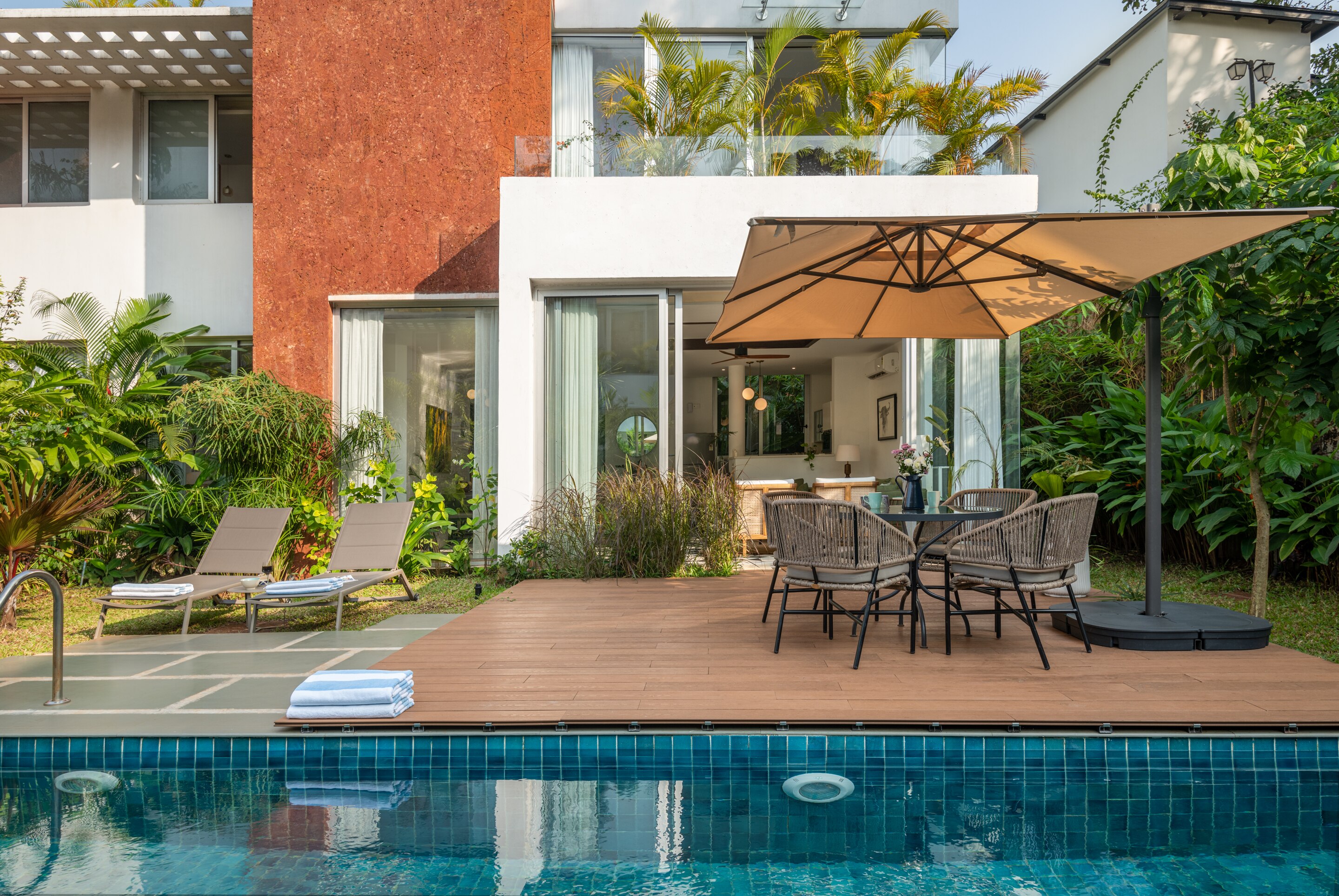 La Zamora - 3 BHK Private Pool Villa at Vagator by The Blue Kite (21) - Tap to explore photos