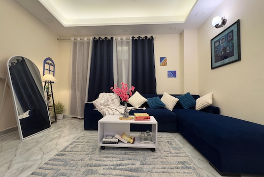 Greece vibes-flat/private/ cozy space in Delhi/NCR