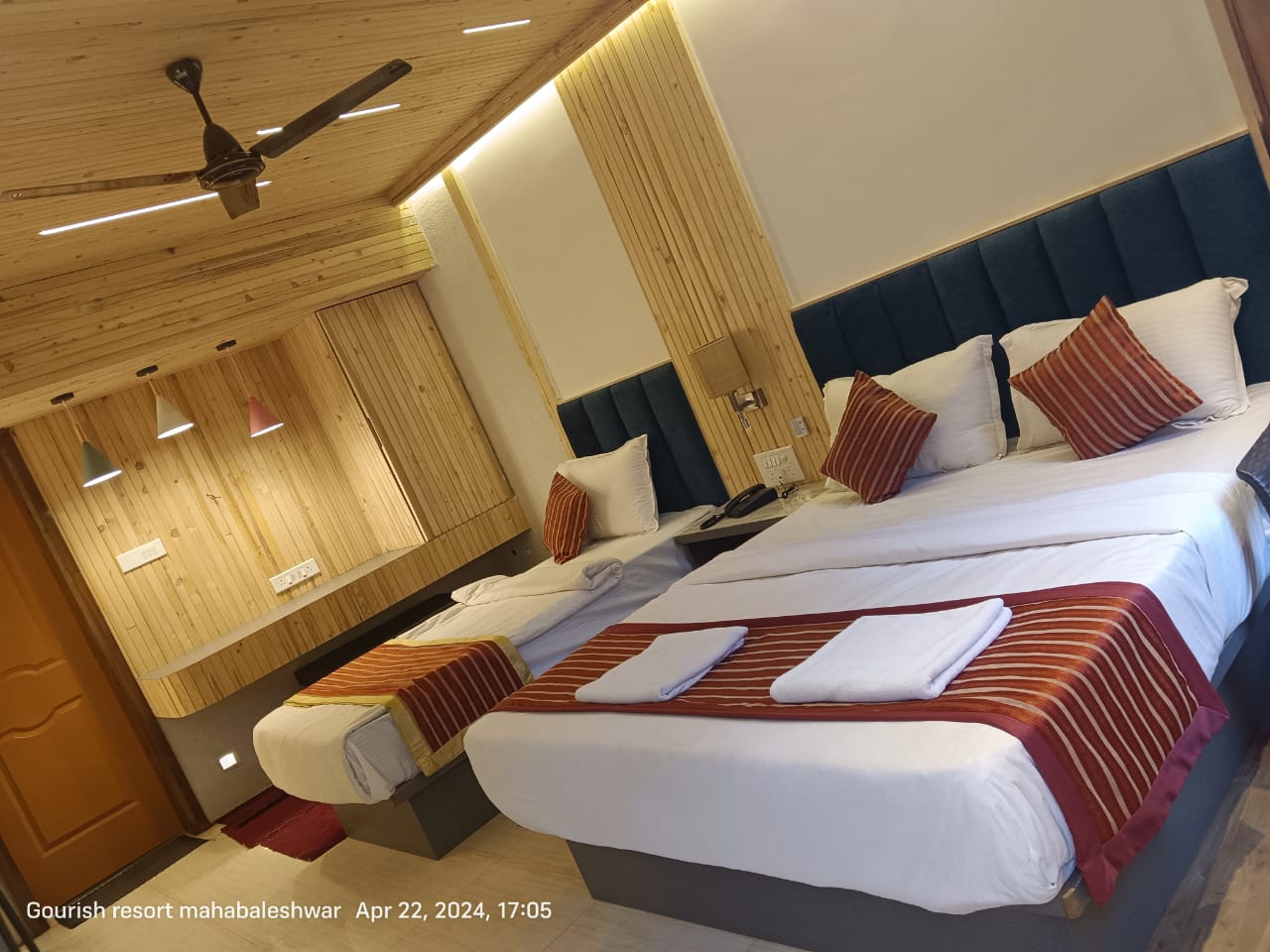 Superior Room with Private Sitout (Double and Single Bed) 1
