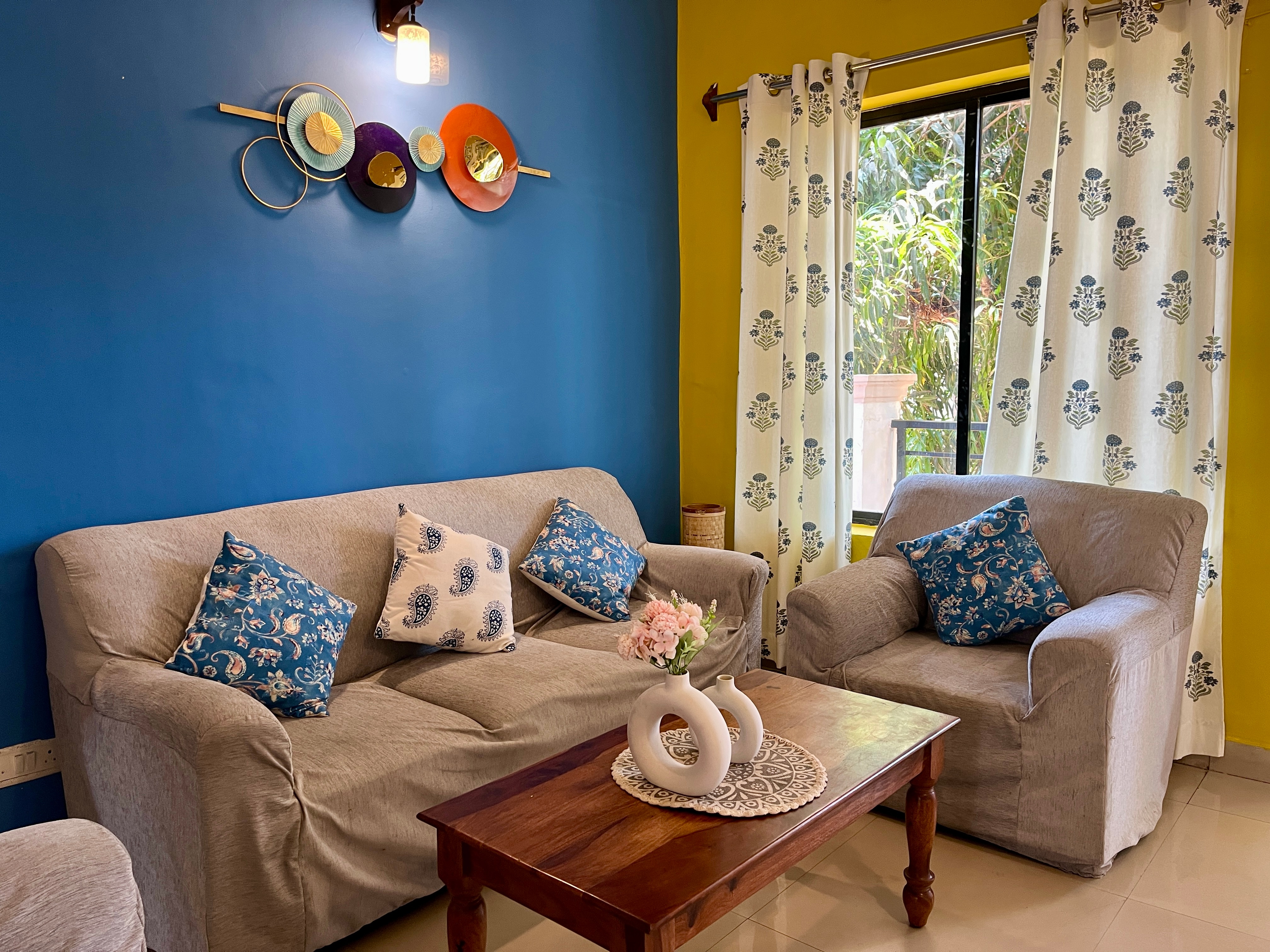 Modern cozy 2bhk Villa with Pool near Vagator Beach - Tap to explore photos