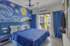 The Starry Night Studio | Free OTTs | 1Km to Beach | Pooll, Goa