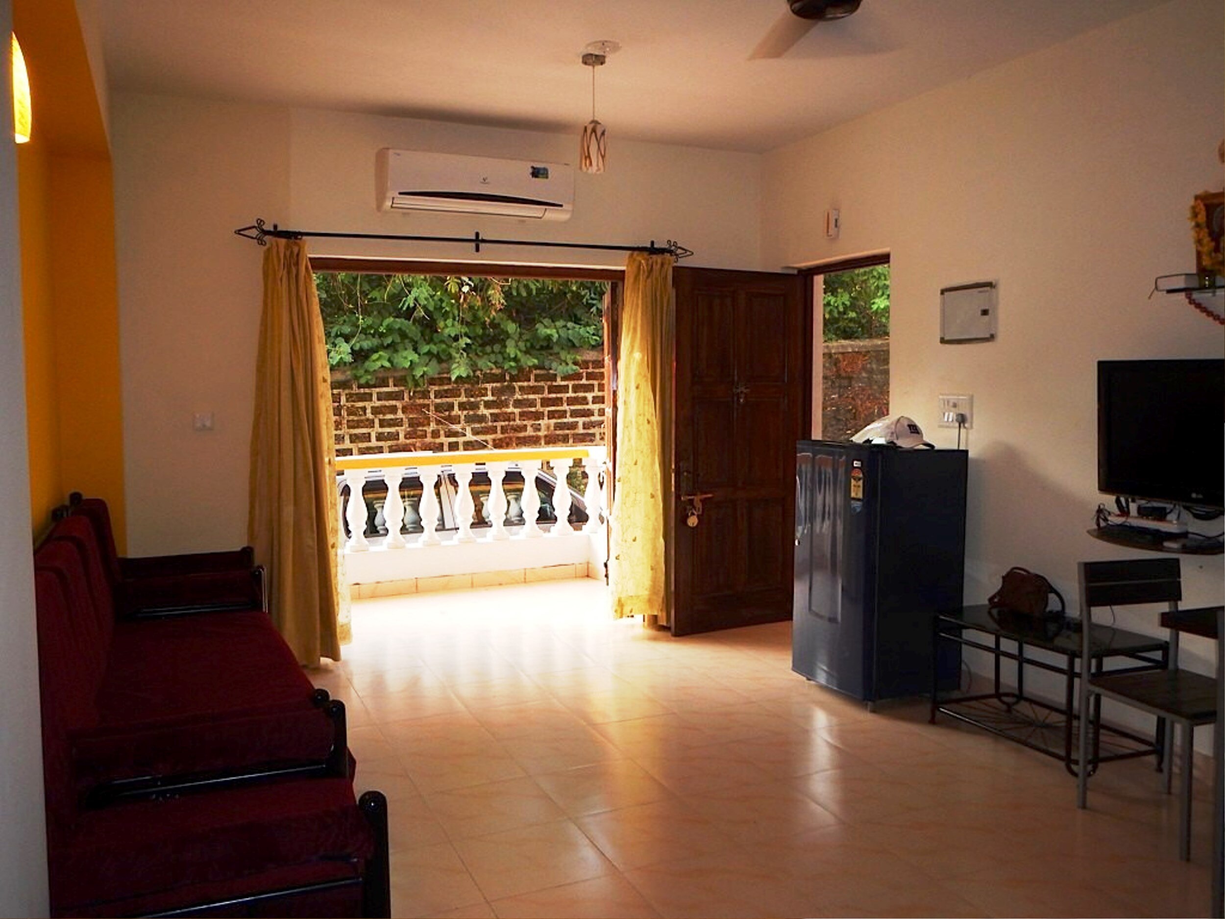 Relaxing pool facing home in Candolim - Tap to explore photos