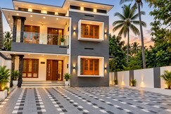 VAR Teak Haus 1 AC 2BHK 10 min drive beach clif, Varkala