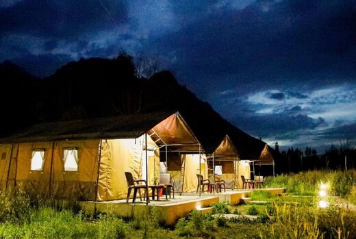 Cozy Ethnic Camp | Tents & Caretaker