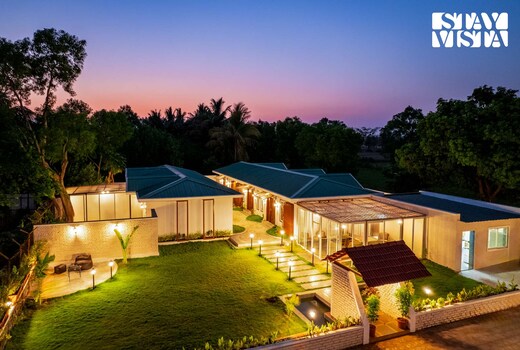 StayVista at The Five Oaks - Private Pool Cottages