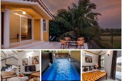 Yellow Private Pool Villa - 3BHK | Caretaker | Wifi, Goa