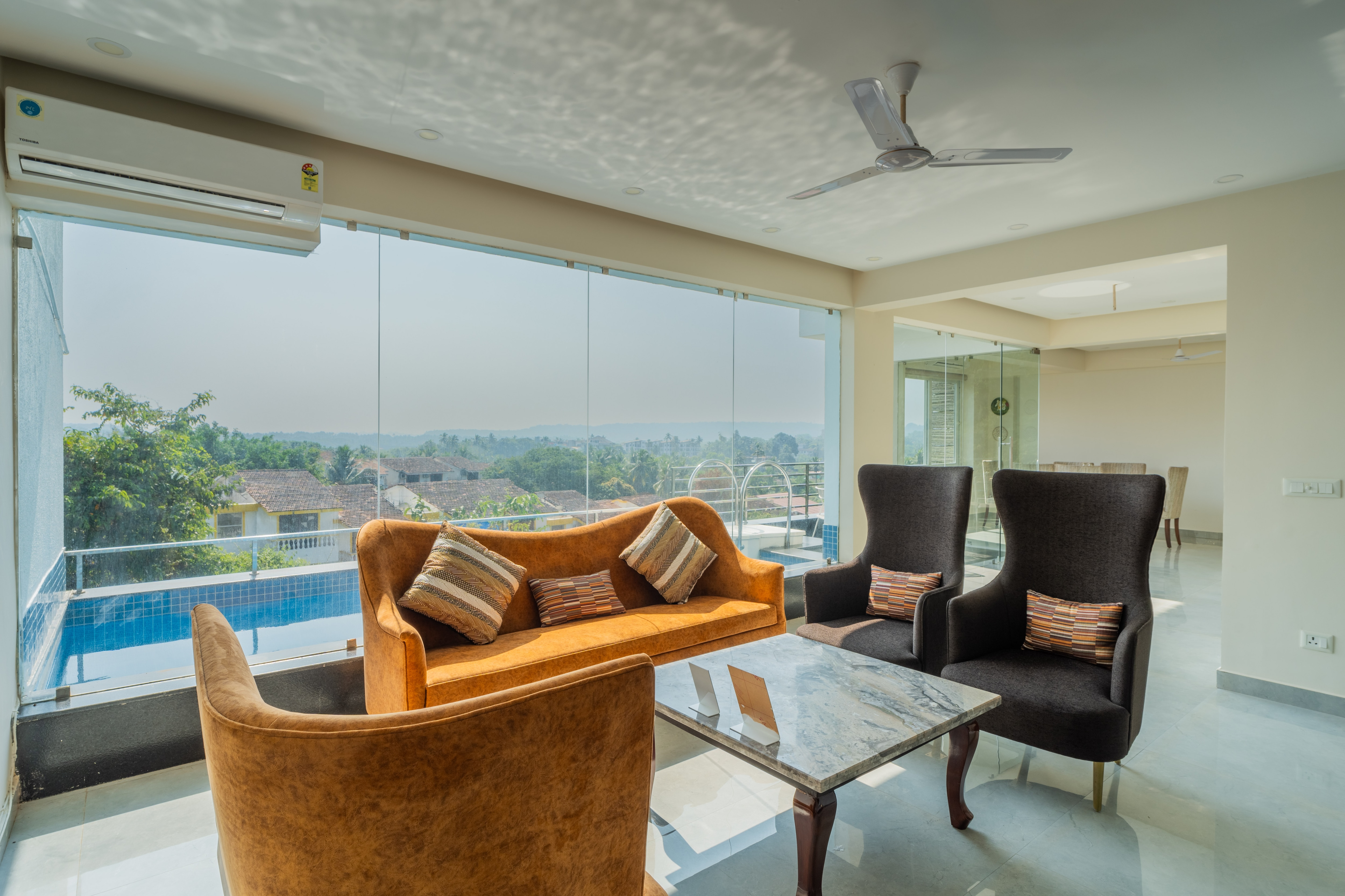 Alaya Stays Luxfort 4 BHK with Pvt Plunge Pool & Lift - Tap to explore photos