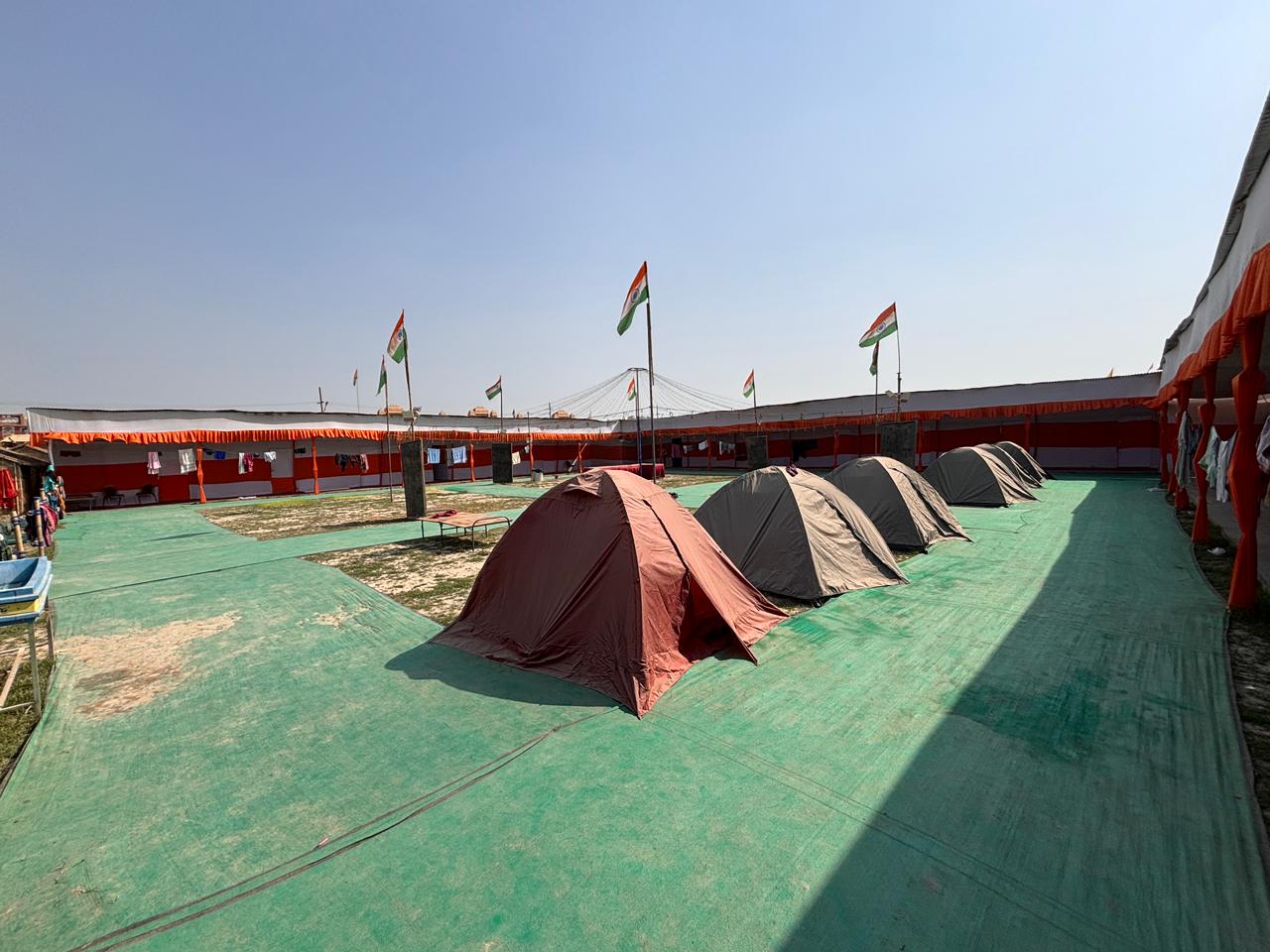 Maha Kumbh Sant Balak Das Maharaj Ashram Shivir - Tap to explore photos