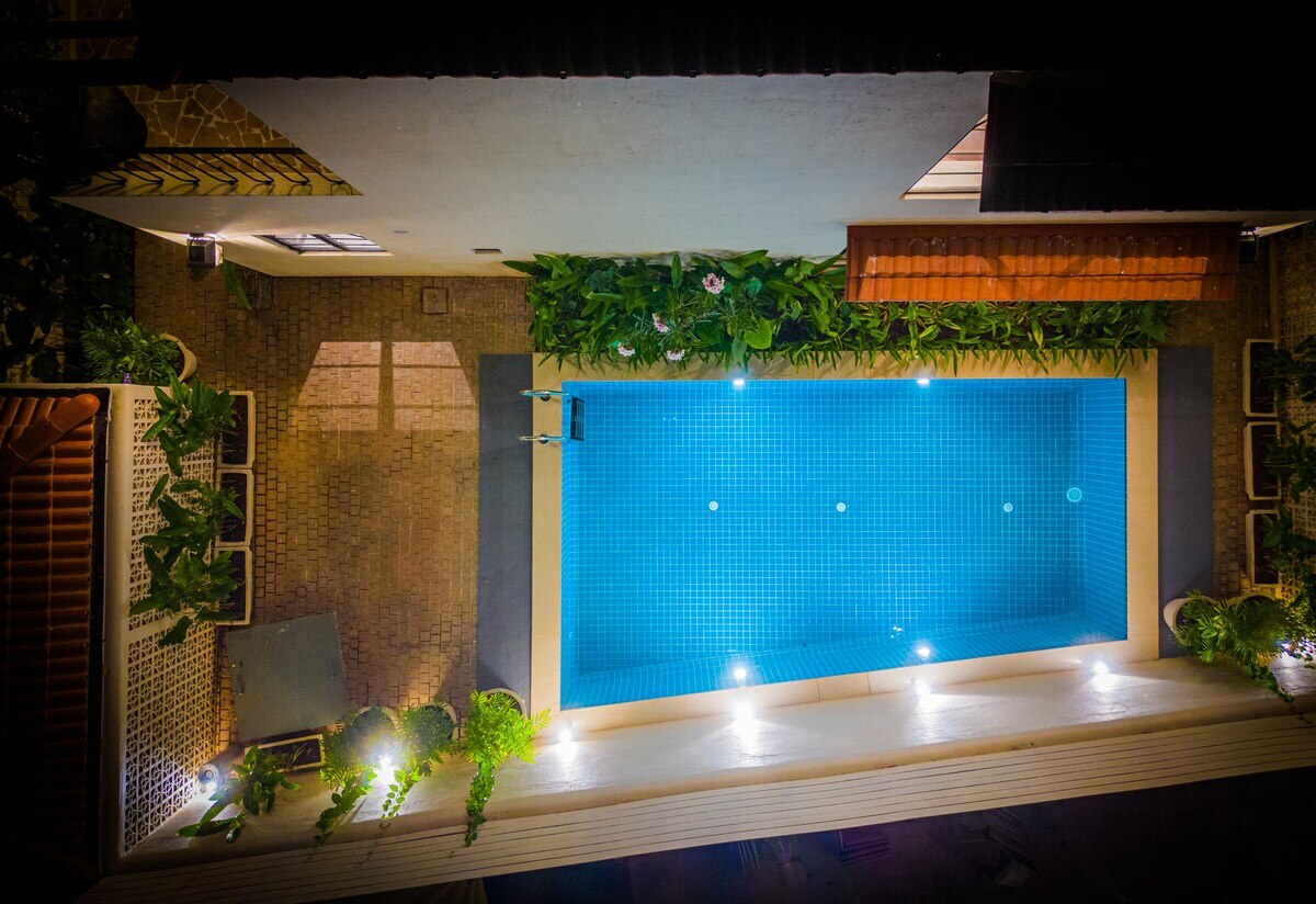 Elegant Idleness Luxury Private Pool Villa Anjuna Vagator - Tap to explore photos