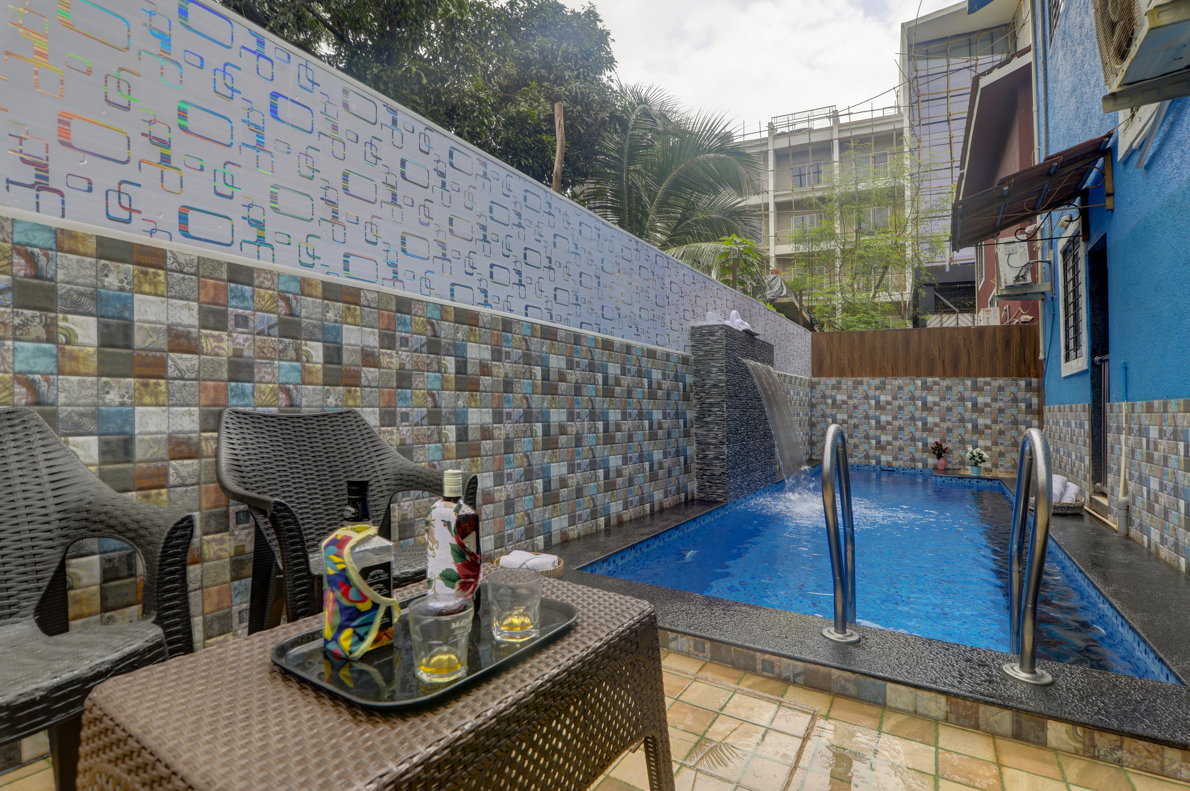 2BHK Villa with Private Pool | WiFi-Caretaker-Parking | Baga  - Tap to explore photos