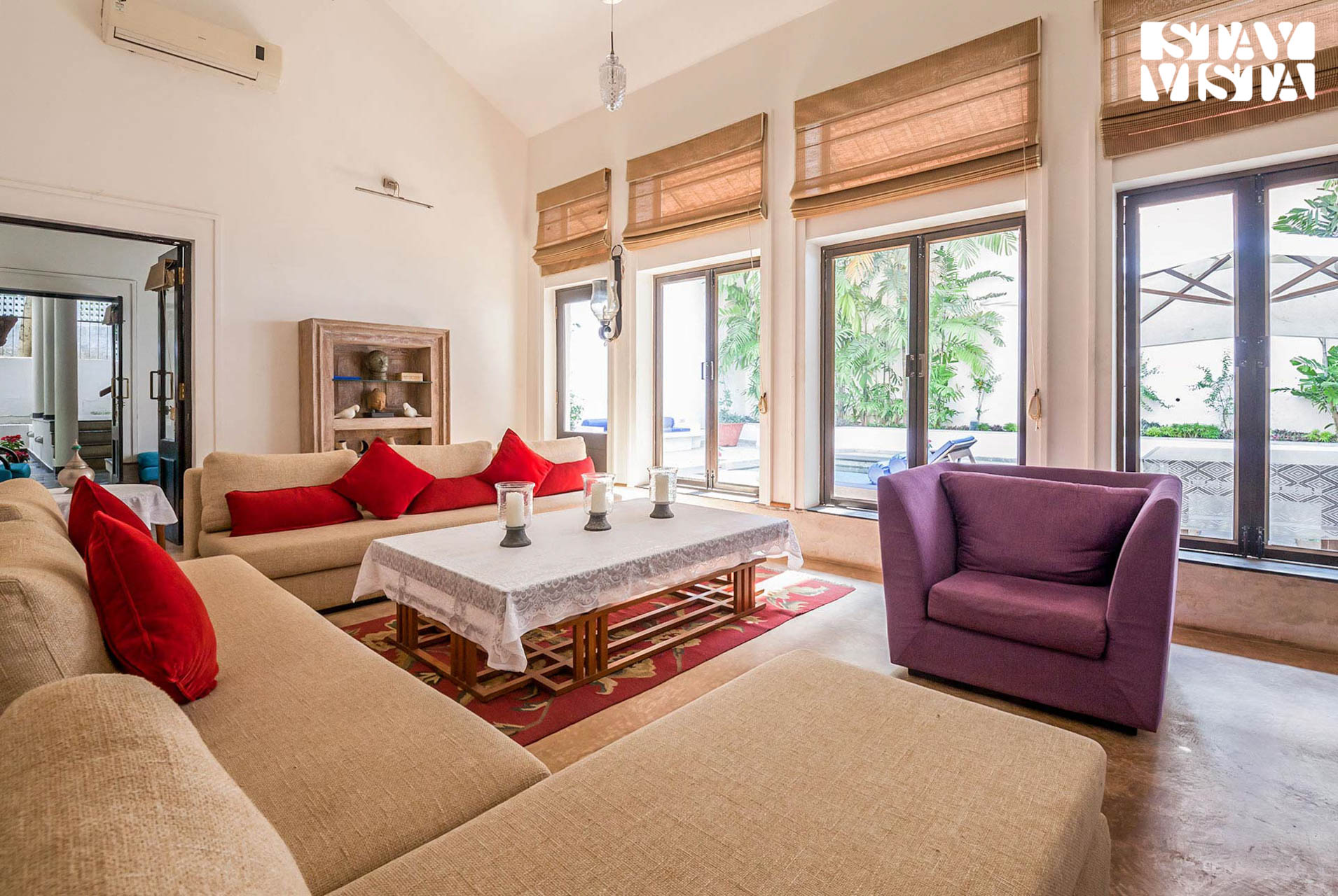 StayVista at Scarlett @ La Bougainvillea - Tap to explore photos