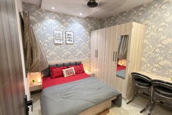 1BHK | Couple Friendly | Near Brilliant Convention Center | Vijaynagar | Sterling Stays-City Nest, Indore