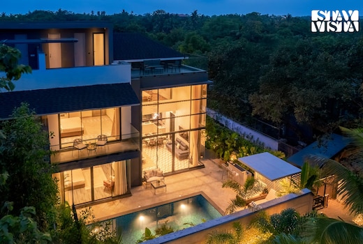 StayVista at Casa Joe with Pool, Bathtub & Complimentary E-Bikes