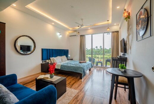 VoyNest 1 BHK Siolim Near Thalassa  Anjuna