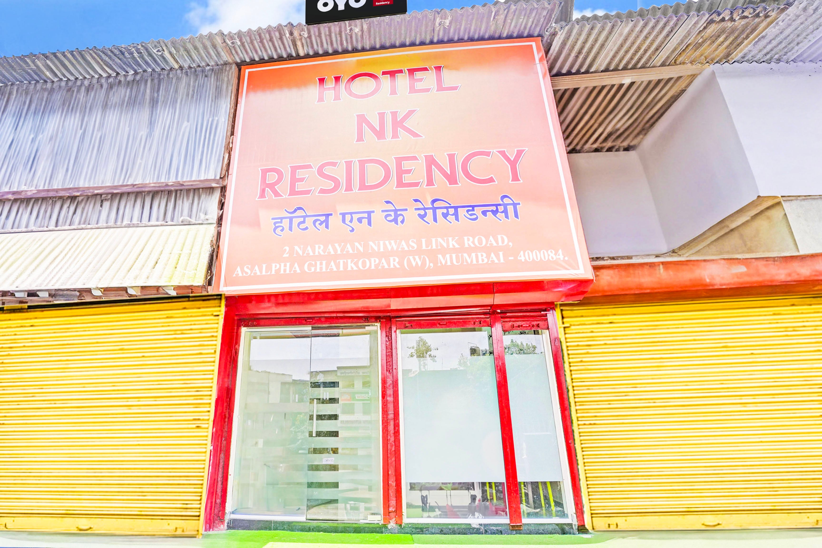 Hotel O NK Residency Near Asalpha Metro station - Tap to explore photos