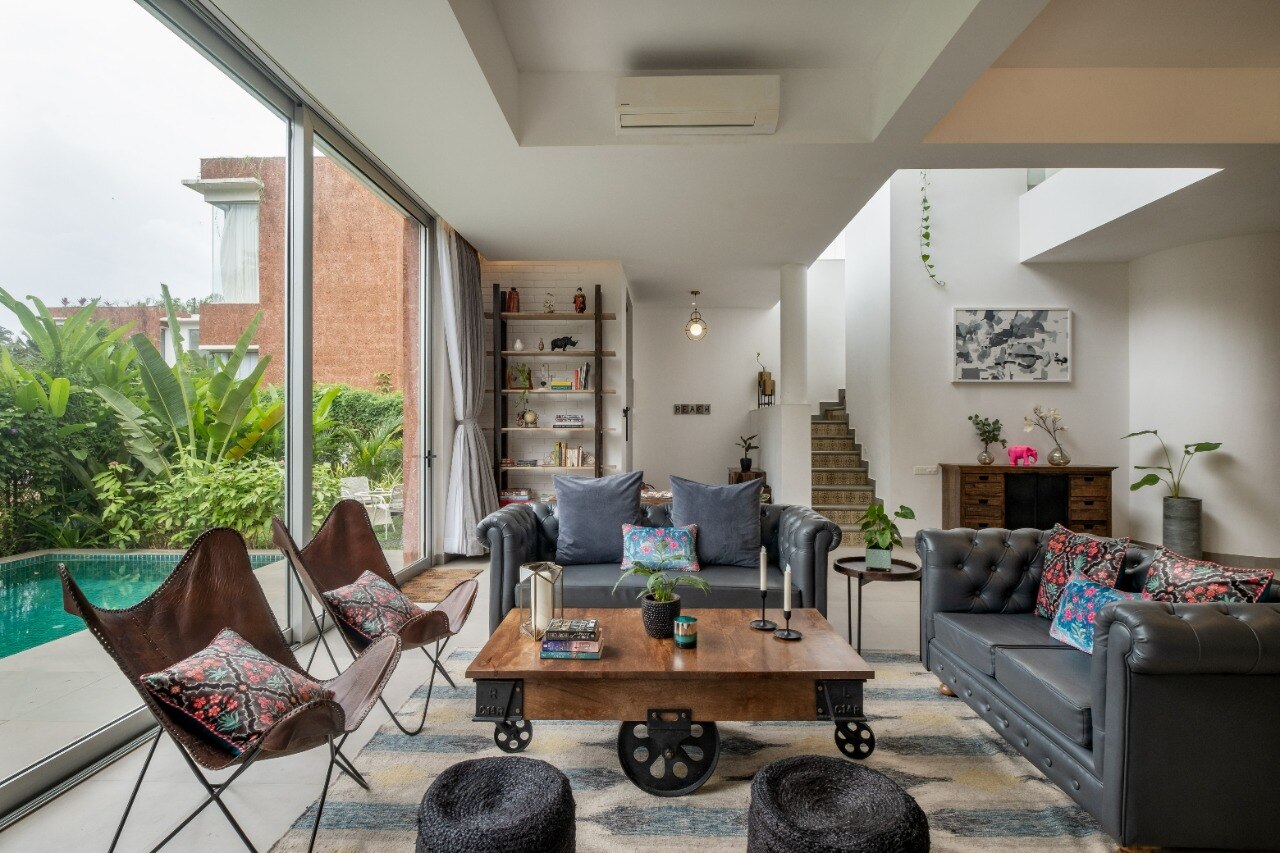 La Sierra Estate Villa (3BHK) at Vagator by Travaholic Stays - Tap to explore photos