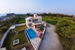 Wabi Sabi Zen Inspired 3BHK w Pool Sunken Lounge, Udaipur