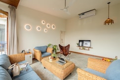 Staymaster Central Apt | 3BR | Pool | Near Vagator, Goa