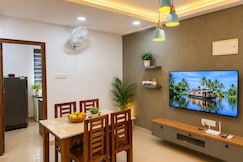 Modern 1BHK G1201 -500m to West Nada, Guruvayur, Guruvayur