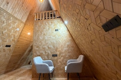 A frame StarGazing chalet Glass roof Jacuzzi, Theog