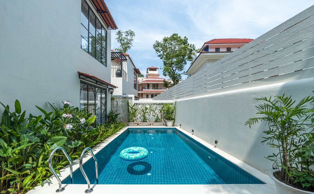 2 Private Pools by Ruhe Stays Portuguese 6BHK Luxury Villas - Tap to explore photos