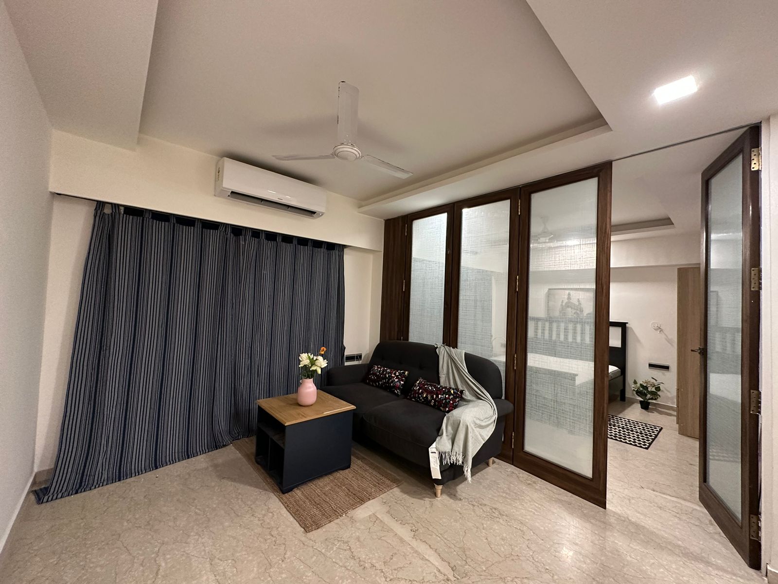 1 BR Service Apt BKC - Tap to explore photos