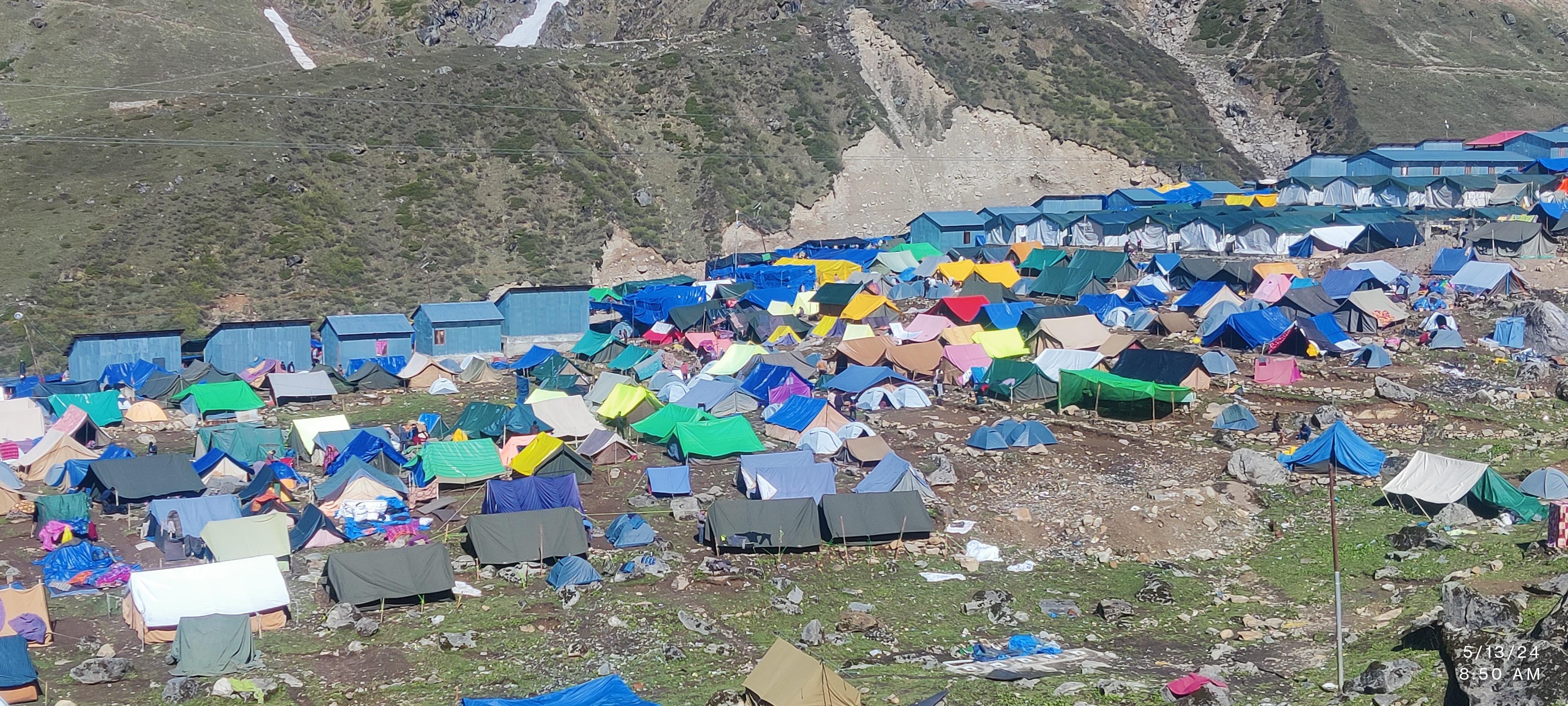 Namami gange tent house Base Camp Kedarnath - Tap to explore photos