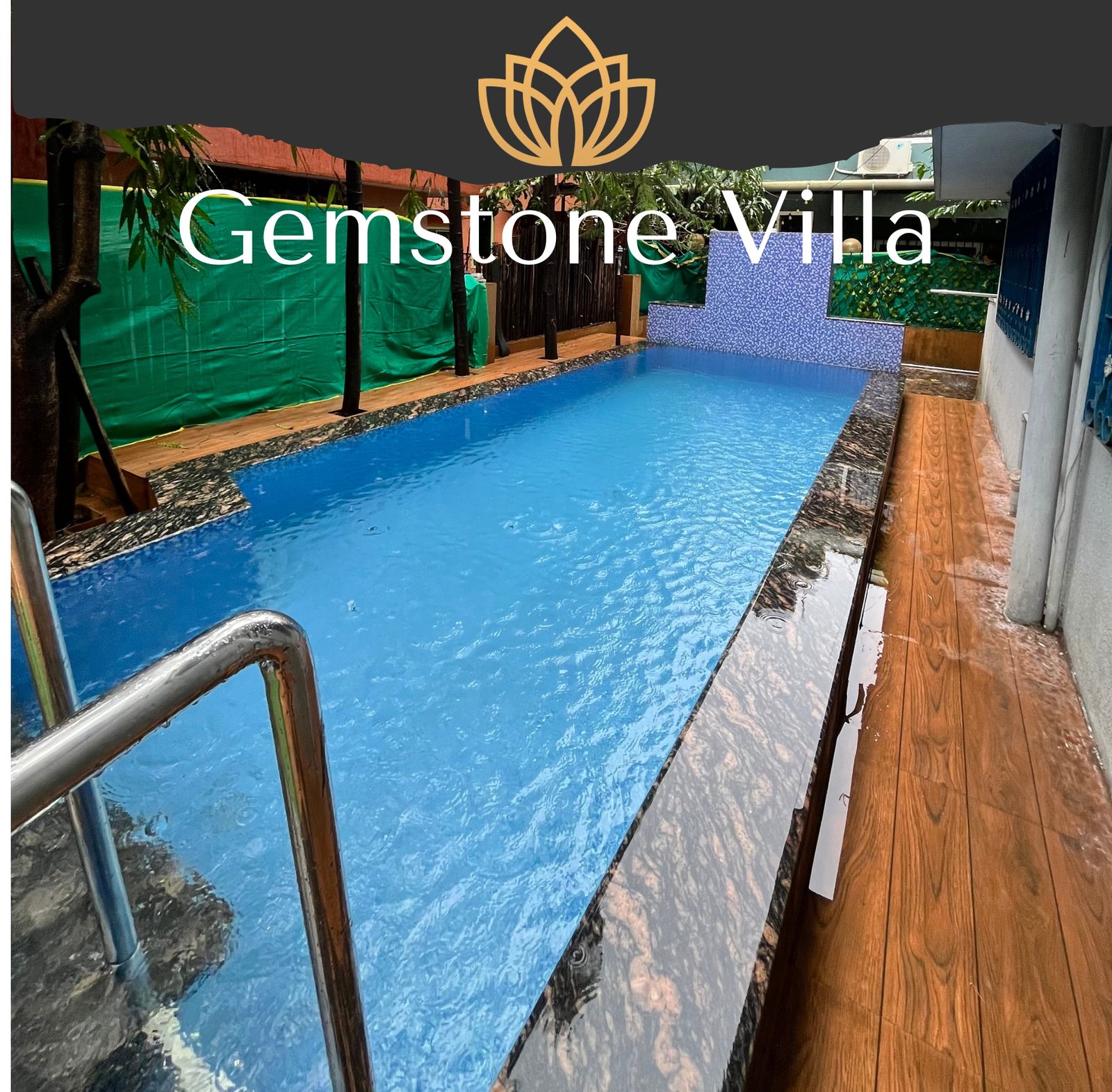 Gemstone Rooms with Swimming Pool - Tap to explore photos